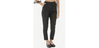 Pantalón negro tobillero