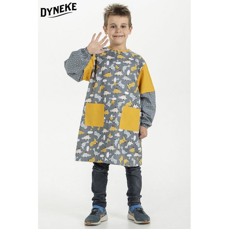 Babis Guarderia Bata Escolar Niños Con Bolsillos Modelo Búho