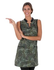 Estola verde estampado camuflaje