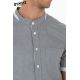 Camisa hombre gris c/mao