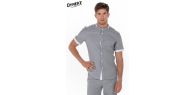 Camisa hombre gris c/mao