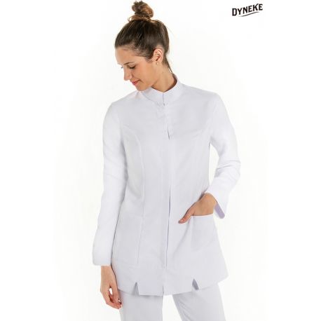 Chaqueta imperial mujer m/l microfibra blanca