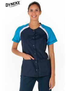 Chaqueta microfibra azul Dyneke