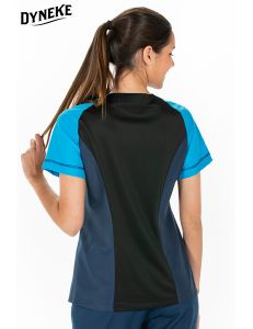 Chaqueta microfibra azul Dyneke
