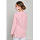 Chaqueta curvas m/l microfibra rosa