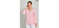 Chaqueta curvas m/l microfibra rosa