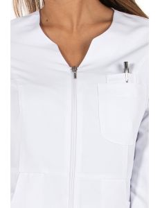 Chaqueta m/l microfibra blanca Dyneke