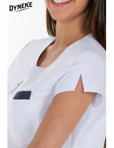 Chaqueta microfibra contraste azul Dyneke
