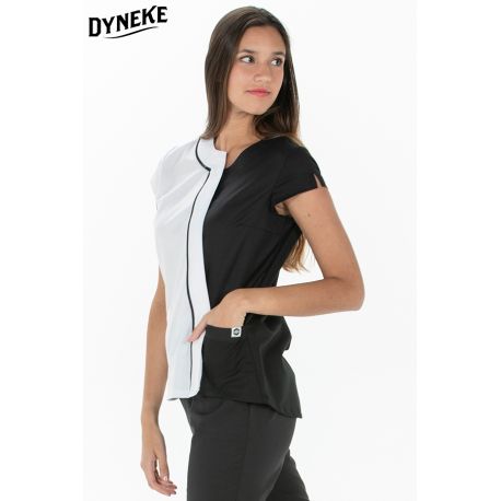 Chaqueta negra mujer para comercio y estética Dyneke