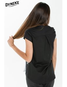 Chaqueta negra mujer para comercio y estética Dyneke
