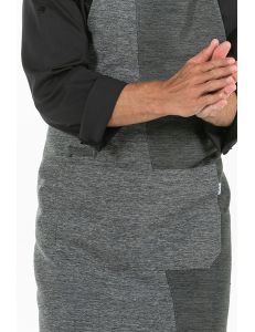 Delantal peto gris