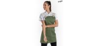 Delantal mujer peto verde