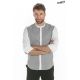 Camisa hombre manga 3/4 gris