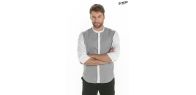 Camisa hombre manga 3/4 gris