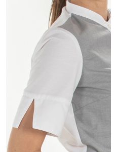 Camisa mujer manga 3/4 gris