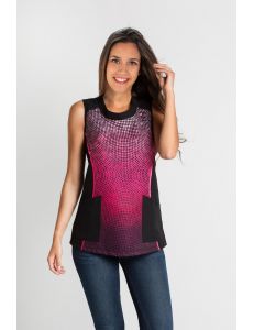 Casaca para comercio y estética con estampado 'Geométrico' dynekeCasaca para comercio y estética con estampado 'Geométrico' dyne