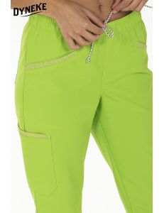 Pantalón unisex microfibra pistacho