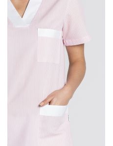 Chaqueta de pijama rosa para servicios y limpieza Dyneke