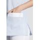 Chaqueta de pijama celeste para servicios y limpieza Dyneke