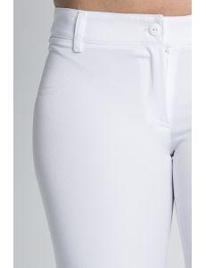 Pantalón estetica y farmacia señora push up blanco dyneke