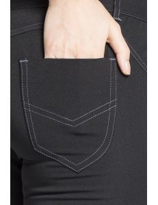 Pantalon estetica y comercio puch up señora negro