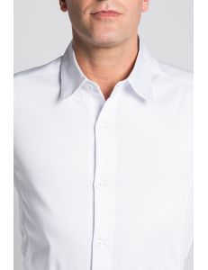 Chaqueta para caballero de estilo camisa blanca dyneke