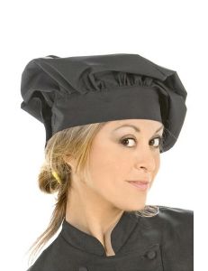 Gorro de cocina unisex Negro