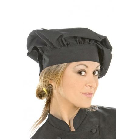 Gorro para cocina unisex negro Dyneke