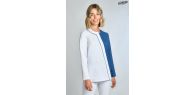 Chaqueta mujer mcfb m/l asimetrica azul