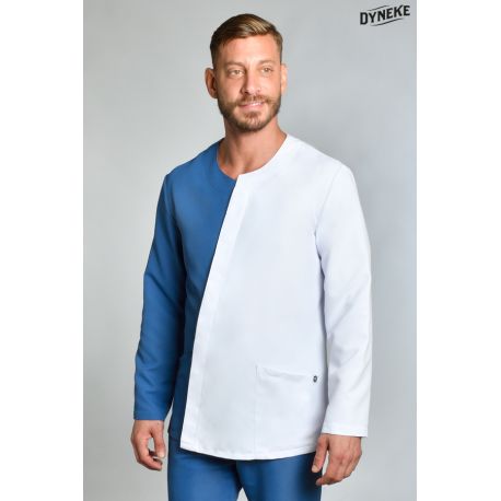 Chaqueta cbro mcfb m/l asimetrica azul
