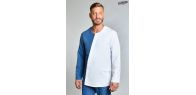 Chaqueta cbro mcfb m/l asimetrica azul