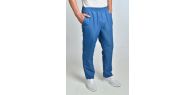 Pantalón microfibra Unisex azul