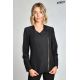 Chaqueta negra mcfb m/l cremallera 