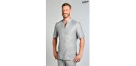 Casaca cbro con cuello mao gris