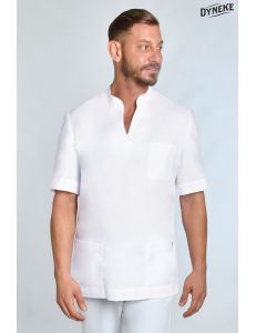 Casaca cbro con cuello mao blanca